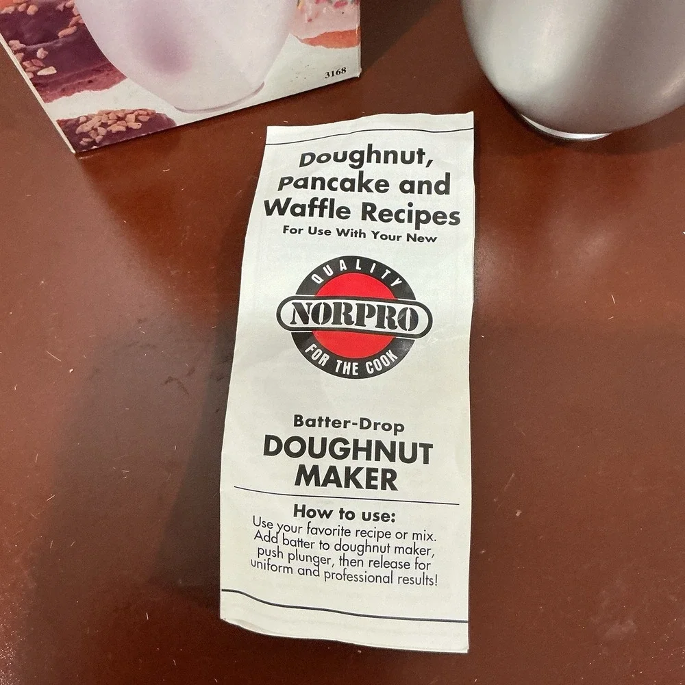 Vintage Norpro 3168 Batter Drop‎ Donut Maker NOS